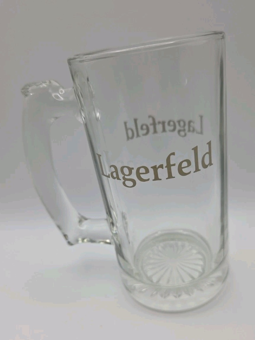 Lagerfeld Beer Stein Mug  5.5" Tall