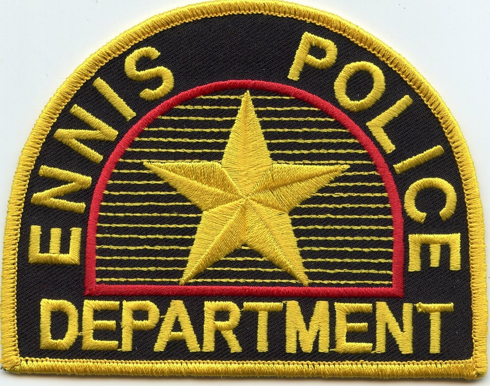 ENNIS TEXAS TX POLICE PATCH