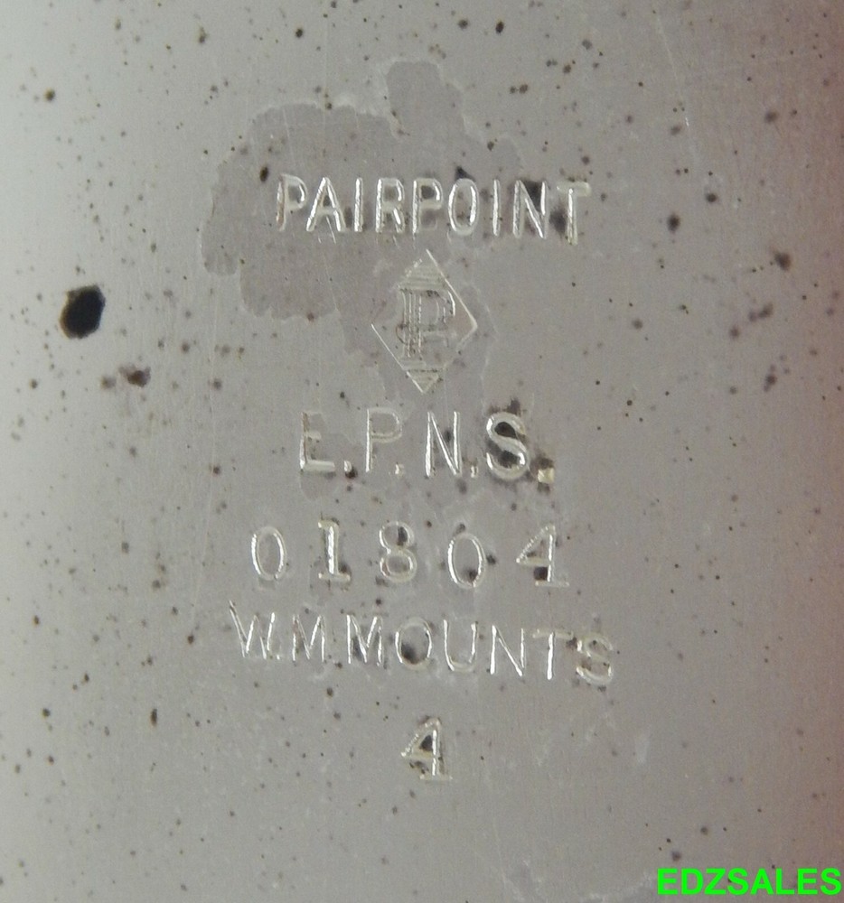 Pairpoint W.M. Mounts Silver Plate Water Serving Pitcher