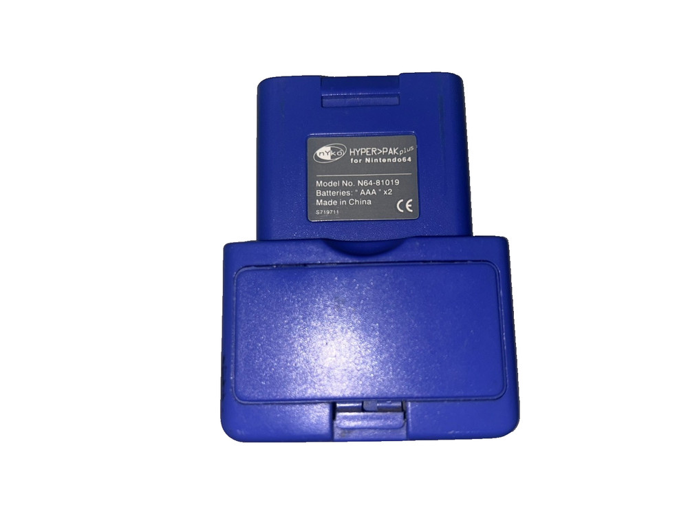 Nyko Hyper Pak Plus N64 Rumble Pack Hyper Pak - Blue