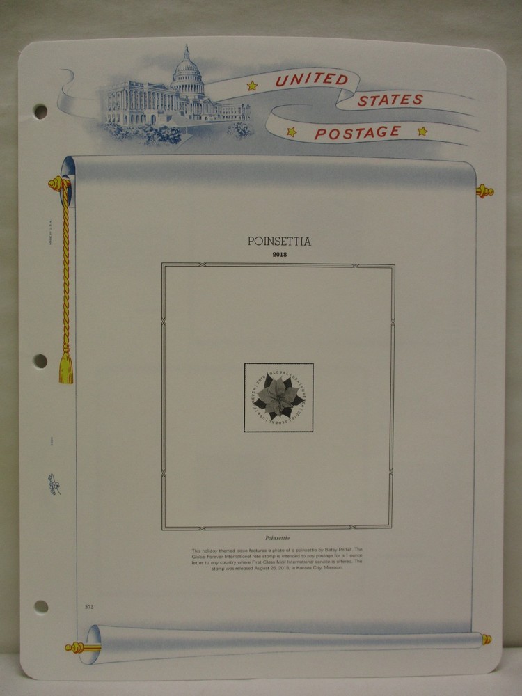 White Ace Stamp Supplement 2018 Regular Issue "USR-PB49"