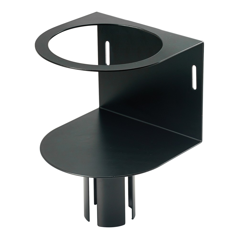 Stanchion Mount Wipe Holder, Black (6 Each)