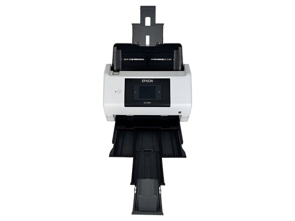 Epson Workforce DS-780N J381C Duplex Network Document Scanner w/Adapter GRADE A!