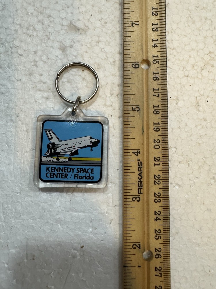 Vintage Kennedy Space Center- Space Shuttle Keychain