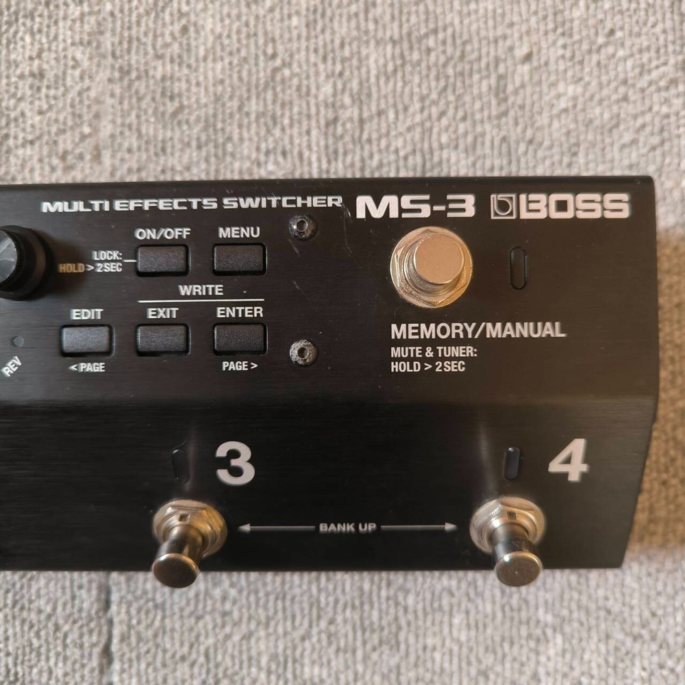 Boss MS-3 Multi Effects Switching Pedal Loop Switcher From Japan
