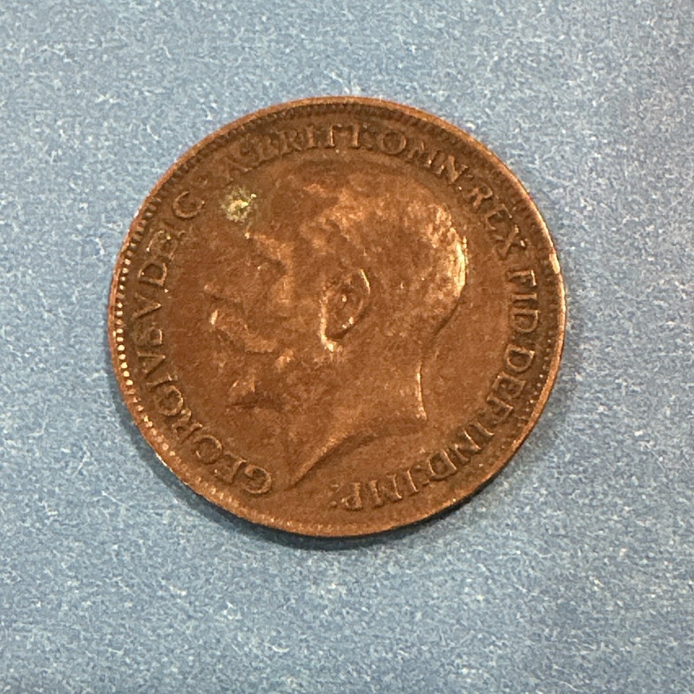 1918 GREAT BRITAIN FARTHING - High Quality Coin