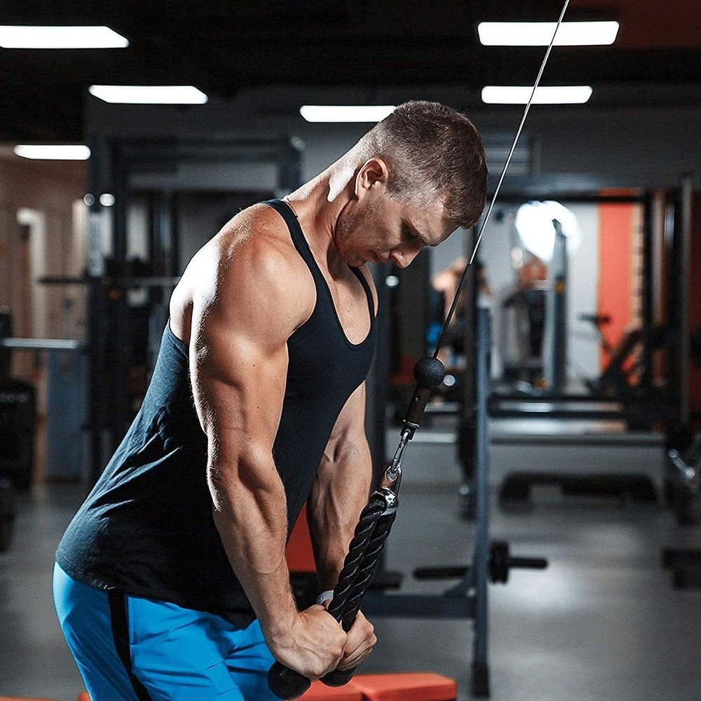 LAT Pull Down Bar/Tricep Press Down Bar/Curl Pull Down Bar Multi-Exerciser Ca...