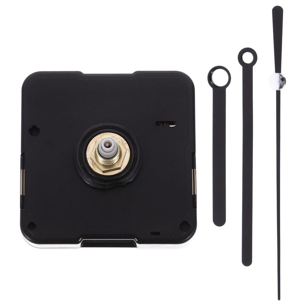 Wall Clock Movement Kit with Plastic Clock Hands and Mute Mechanism Replacement