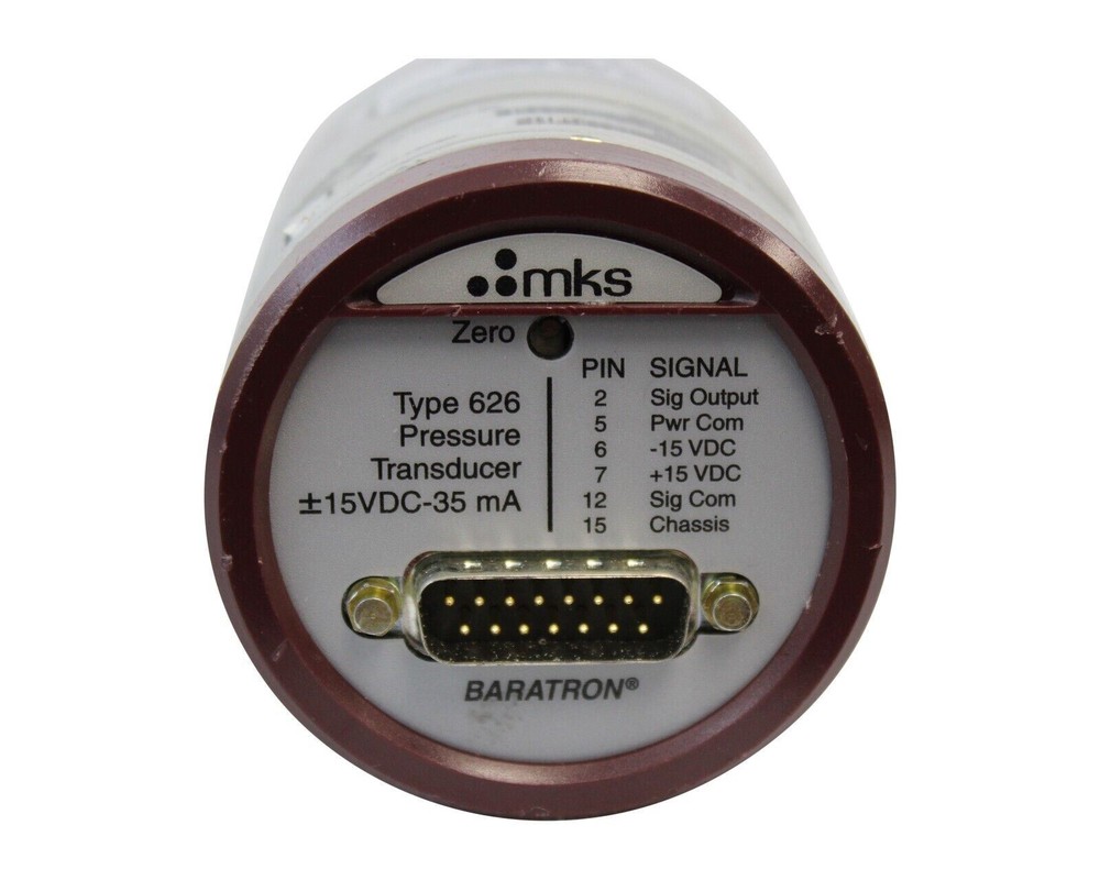 MKS INSTRUMENTS 626B-28270 BARATRON CAPACITZNCE MANOMETER RANGE 33.33 PA