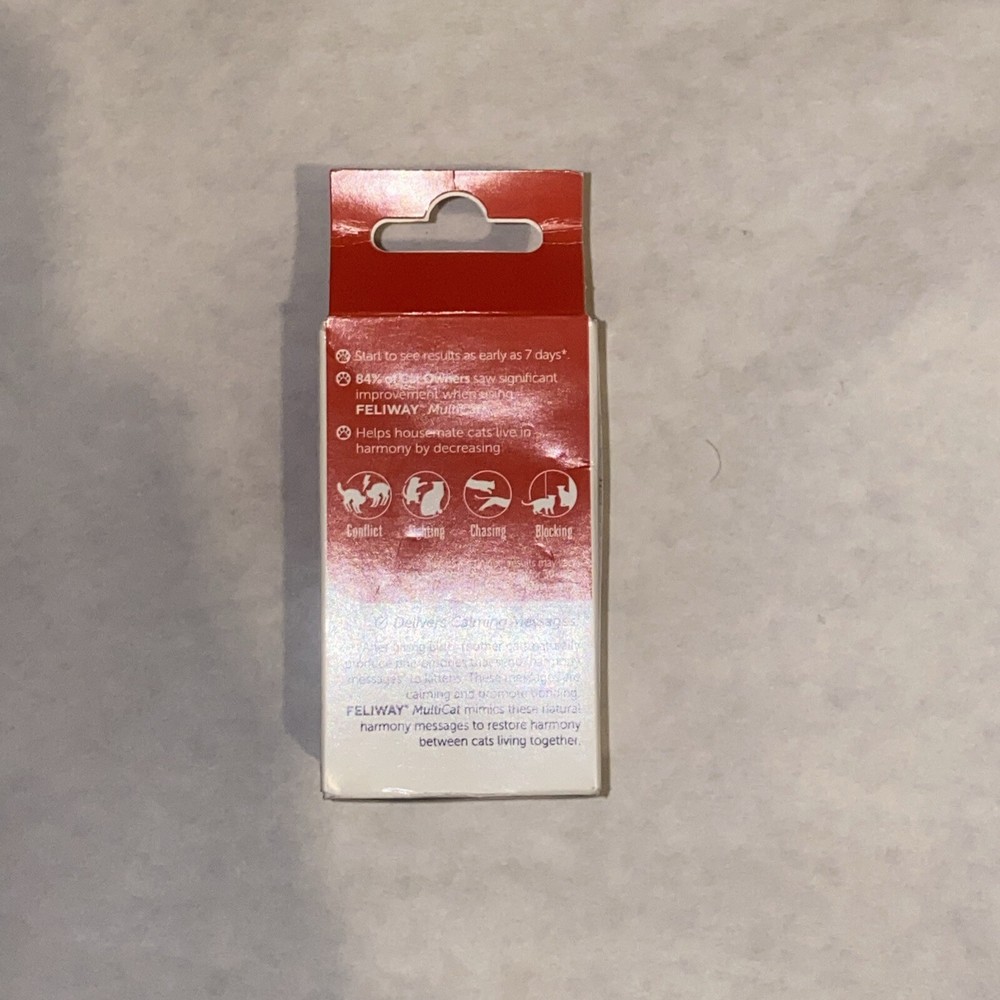 Feliway MultiCat Diffuser 30 Day REFILL, 48 ml Exp 09/2026