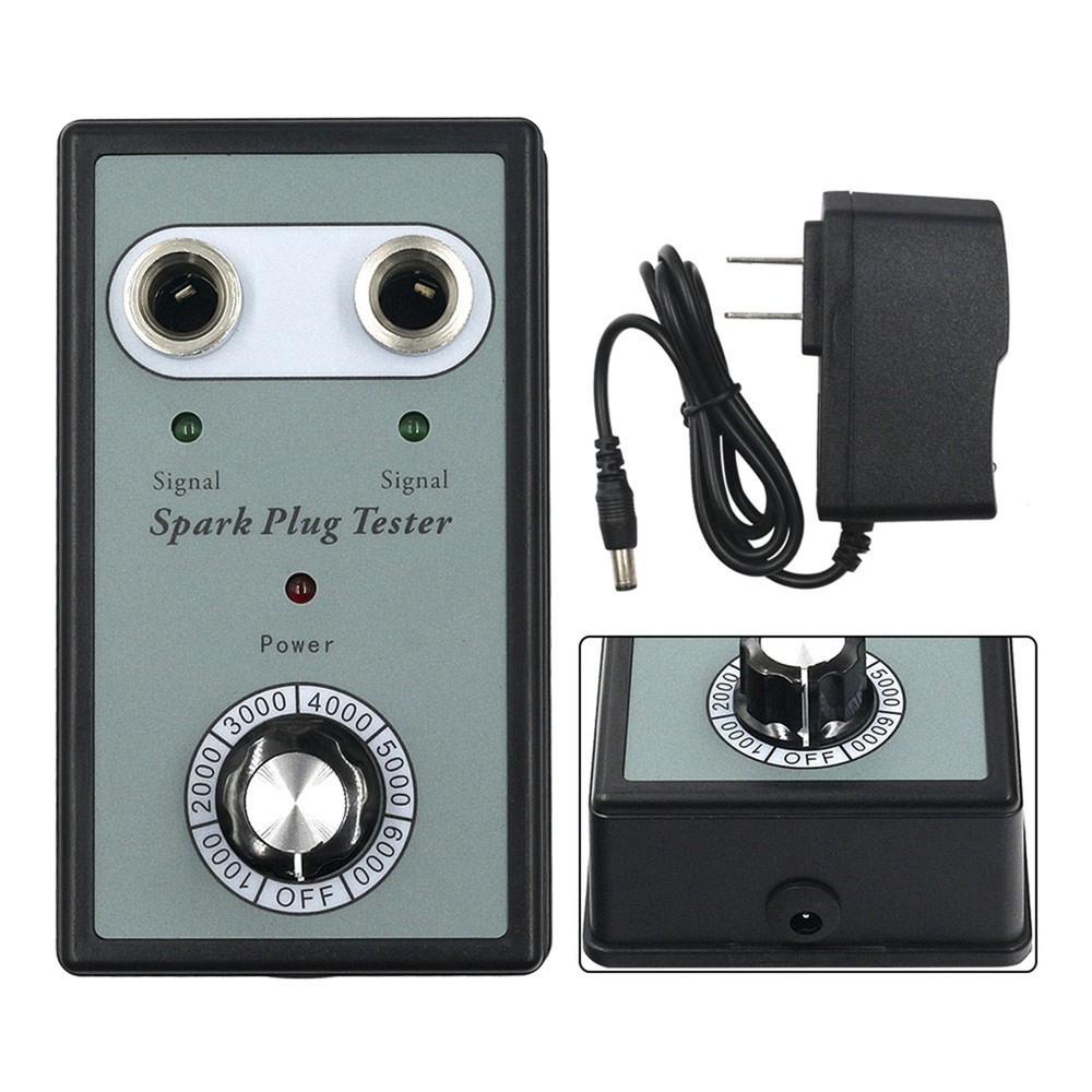 Car Spark Plug Tester Detector With Two Holes Ignition Plug Analyzer OYBA