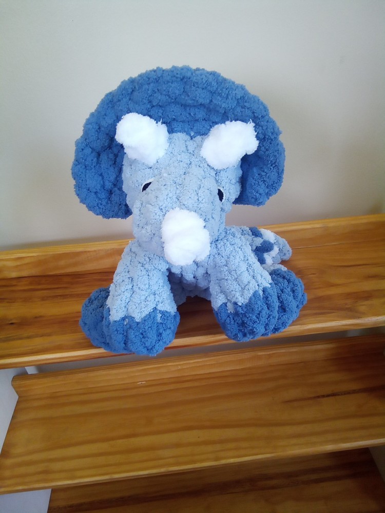 Triceratops Handknit Snuggler