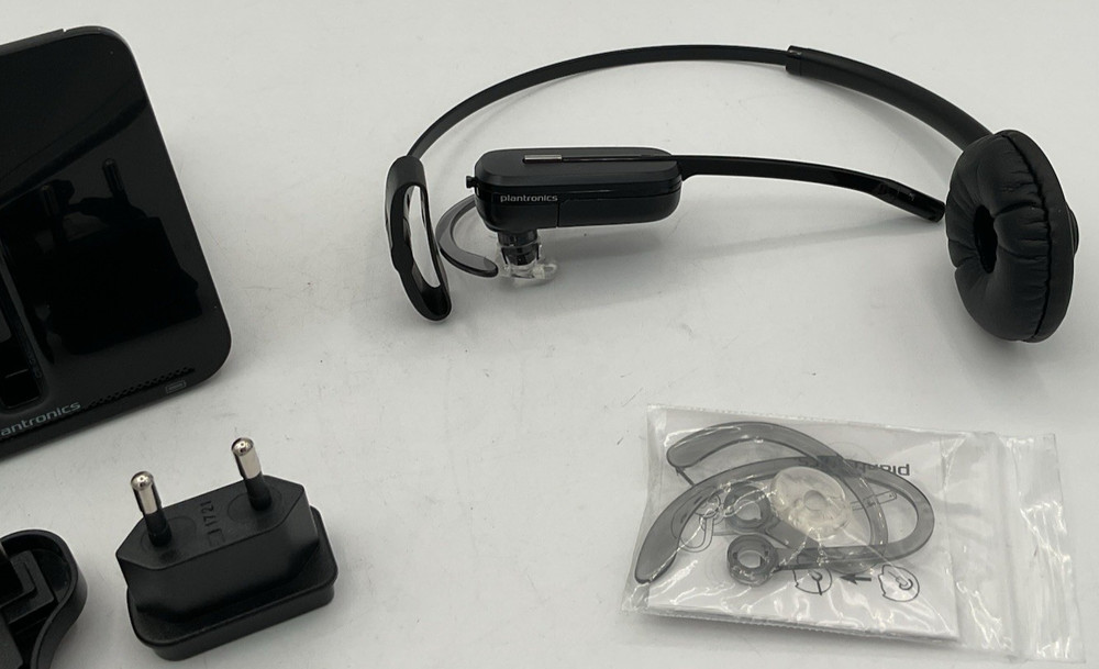 Plantronics C054A Wireless Headset System DECT COMPLETE CLEAN Fast Free Shipping