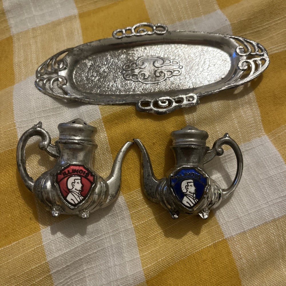 Vintage Silver Salt & Pepper Shakers