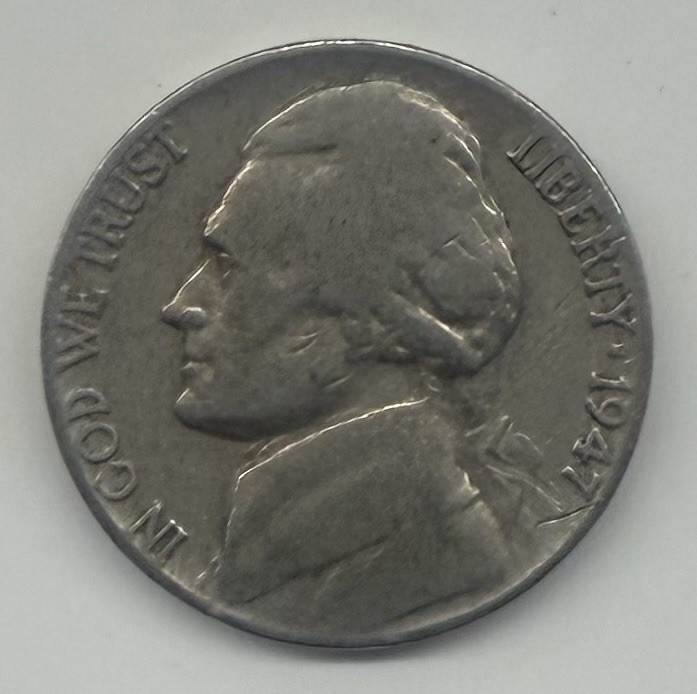 1947 - Jefferson Nickel - Good Or Better