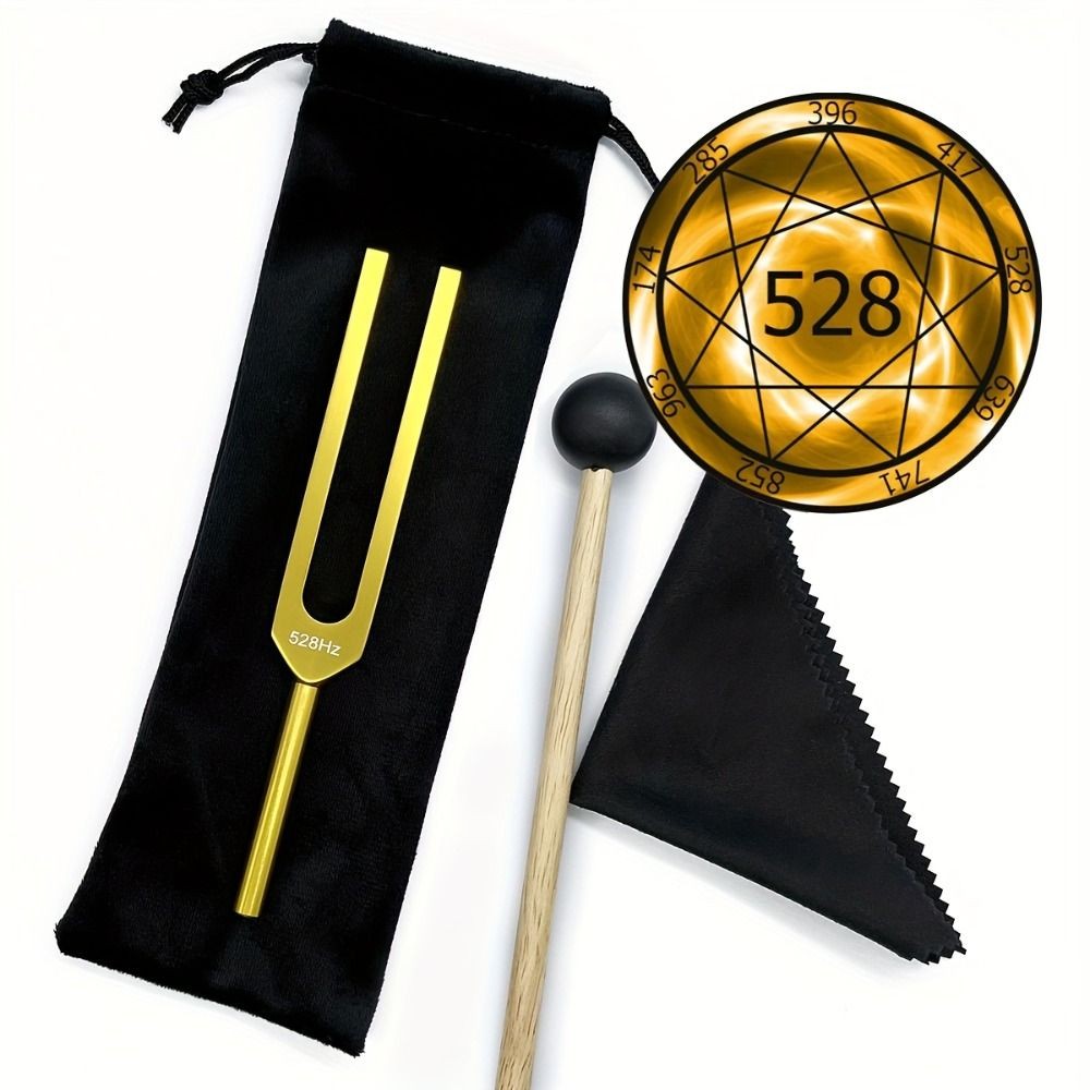 528Hz Tuning Fork Set Ergonomic Ear Cleaner and Vibration Tool  Diagnostic Tool