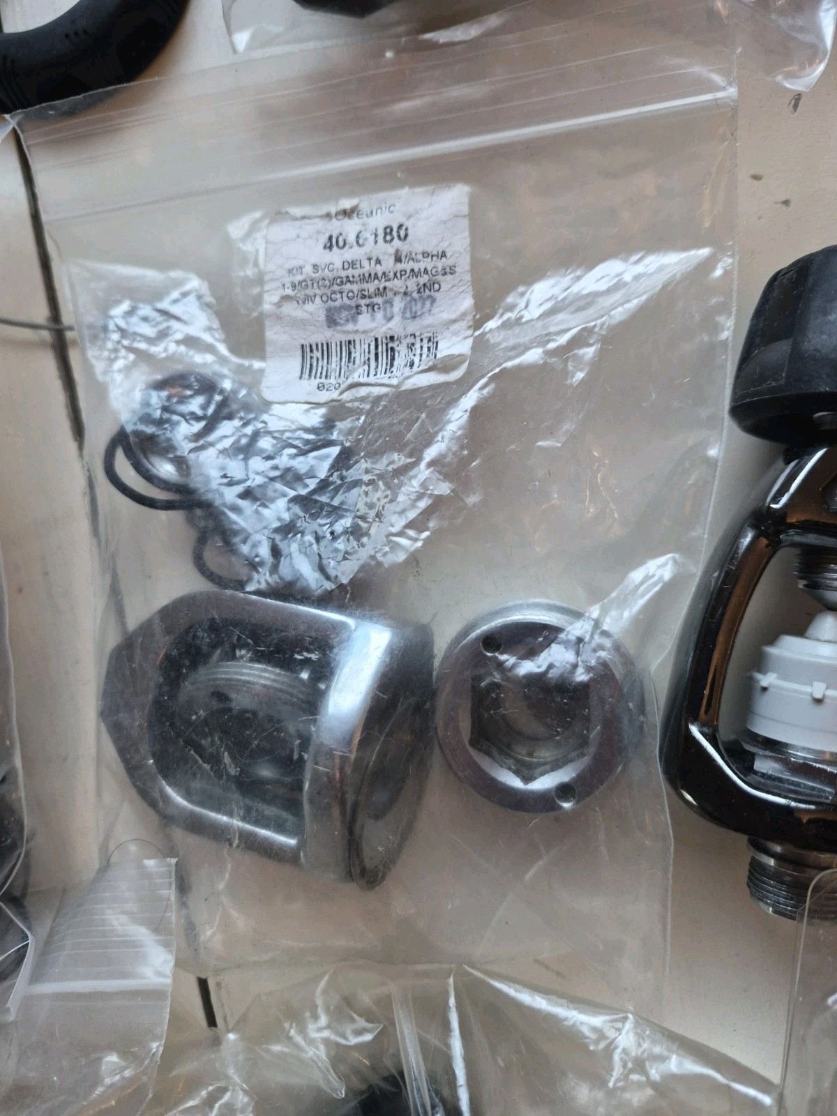 Huge Lot of Scuba Diving Equipment - Mares, Oceanic, Atomic, Apollo & More! Read