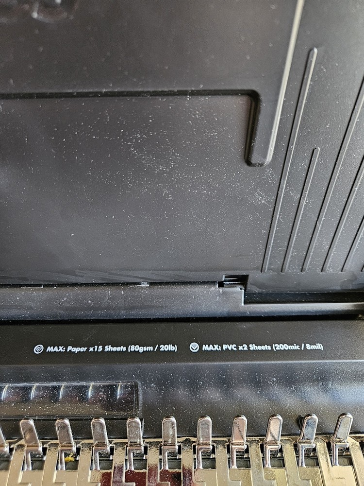 Fellowes Star+ 150 Manual Comb Binding Machine Office Document Punch 150-Sheet