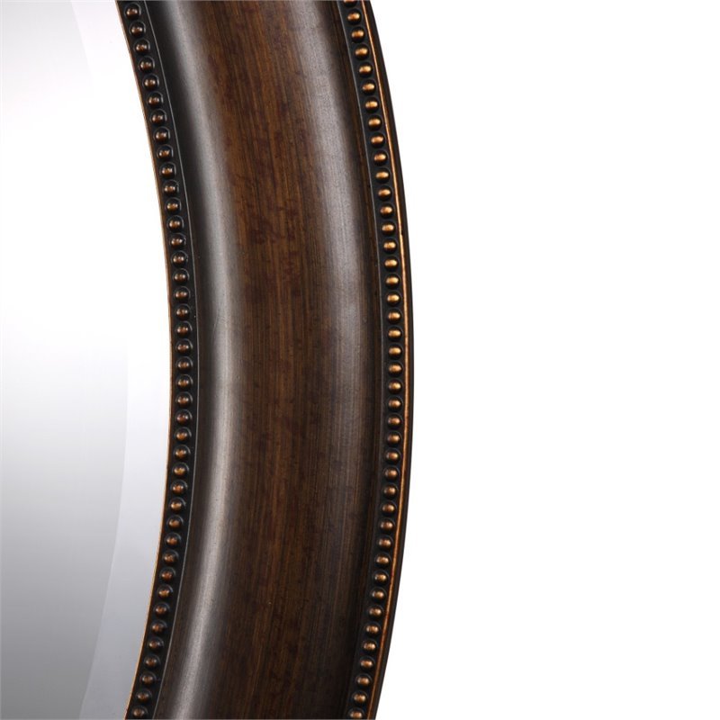 Bowery Hill Mandie Oval Mirror in Bronze