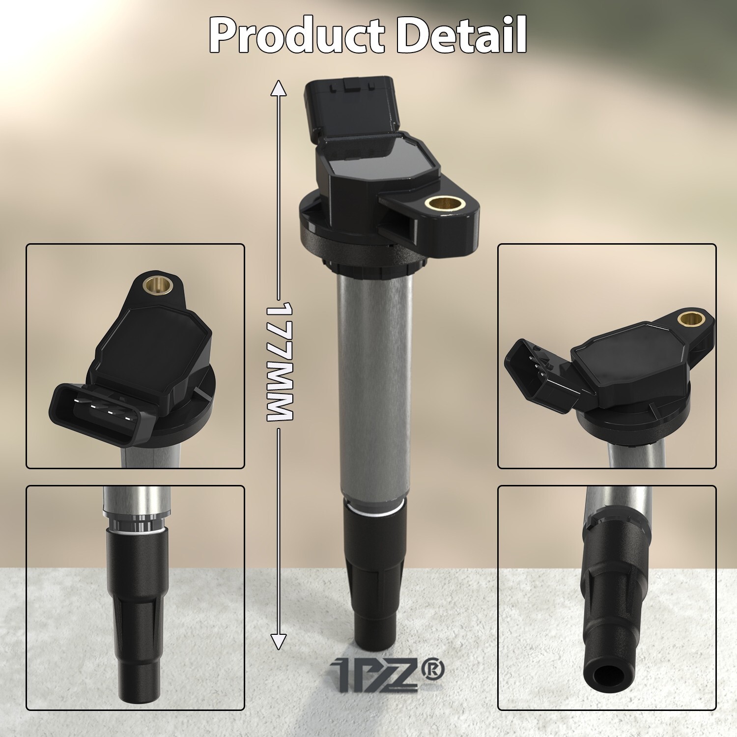 4PCS Genuine Ignition Coil 90919-02258 Denso 673-1310 For Toyota Corolla Prius