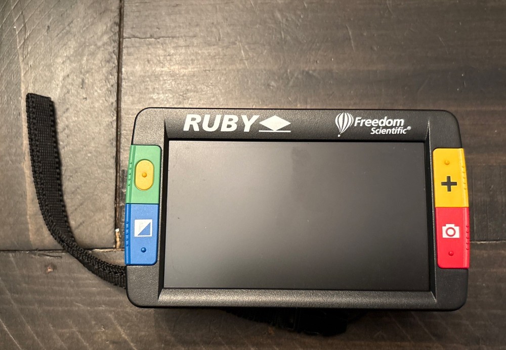 Freedom Scientific Ruby HD Handheld Video Magnifier - Working
