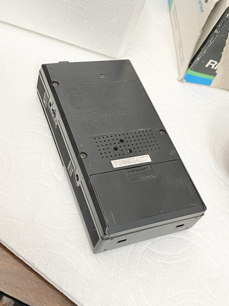 Panasonic RN-190 Microcassette Recorder, AC Adaptor. UNTESTED, Unknown Condition