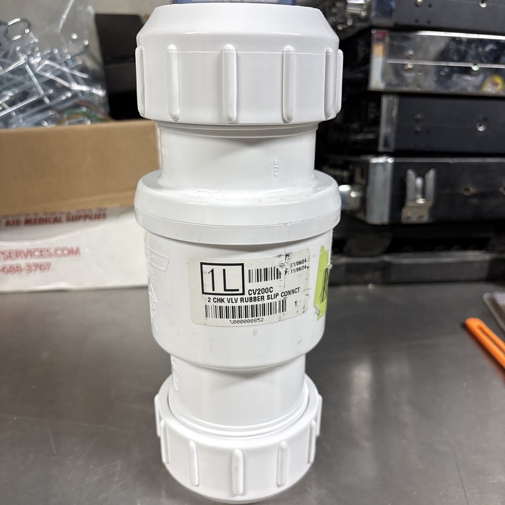 CV200C 2" HD PVC Compression Fit Check Valve