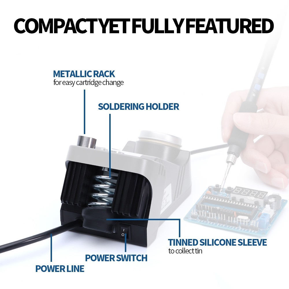 WEP 982V Precision Digital Soldering iron Station C245 ironTips soldering gun