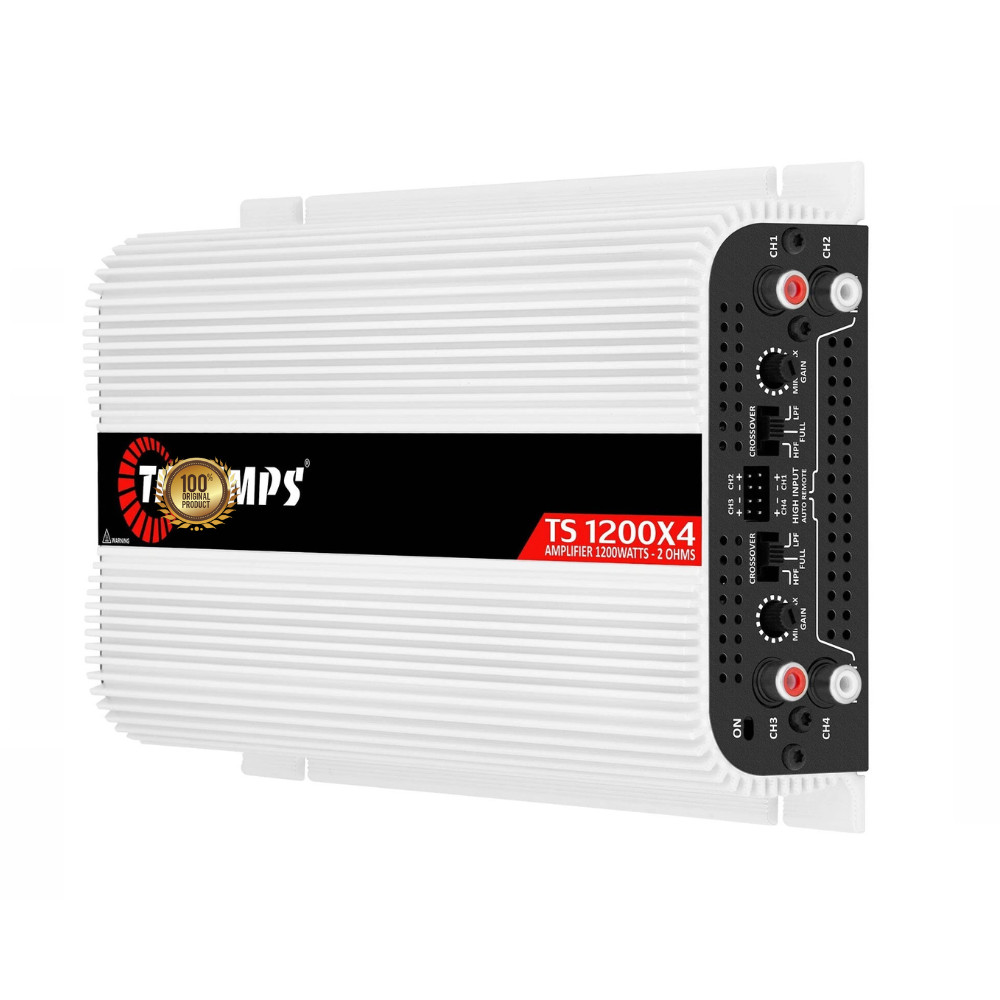 Taramps TS 1200x4 Car Audio Amplifier 1200W RMS 2 Ohms 4 Channels