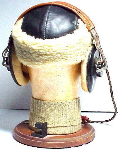 U.S. ARMY Sheepskin FLY CAP, HEADSET & RECEIVERS
