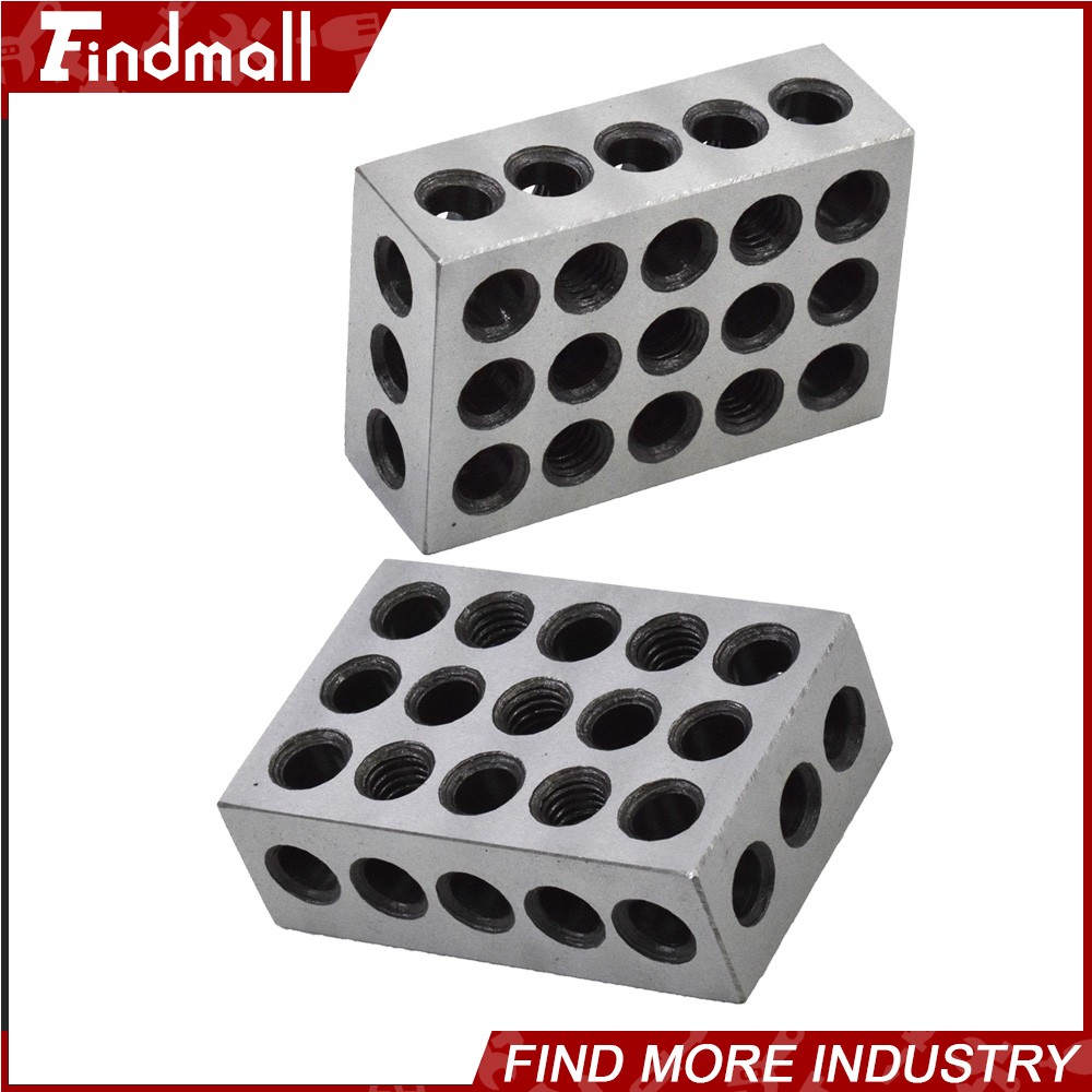 4 Matched Pair Ultra Precision 1-2-3 Blocks 23 Holes .0001" Machinist 123 Jig