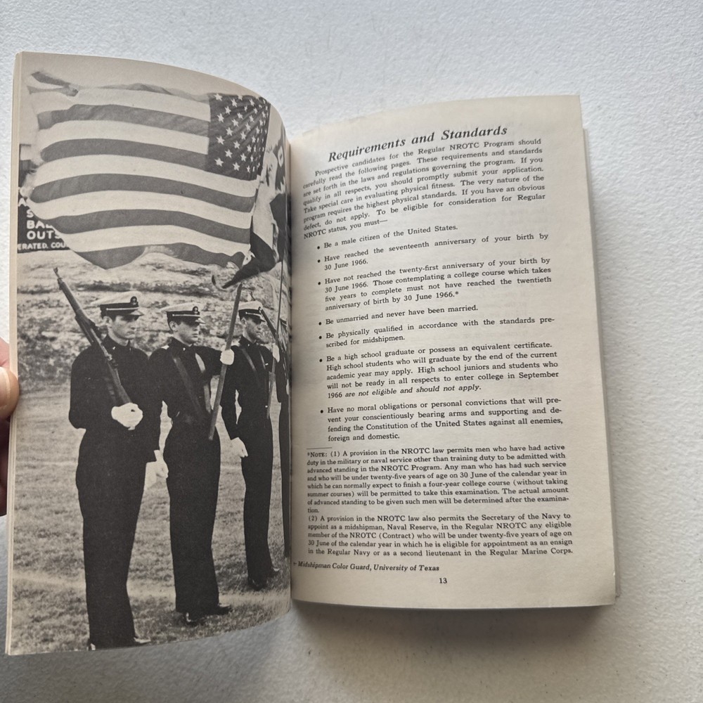 NROTC 1966 Bulletin The Regular Navy Reserve Officers Training Corpse Program