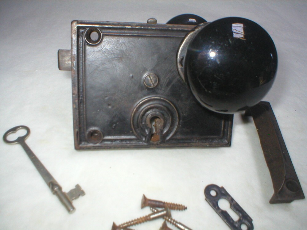 Antique Victorian Era Surface Mount Door Hardware
