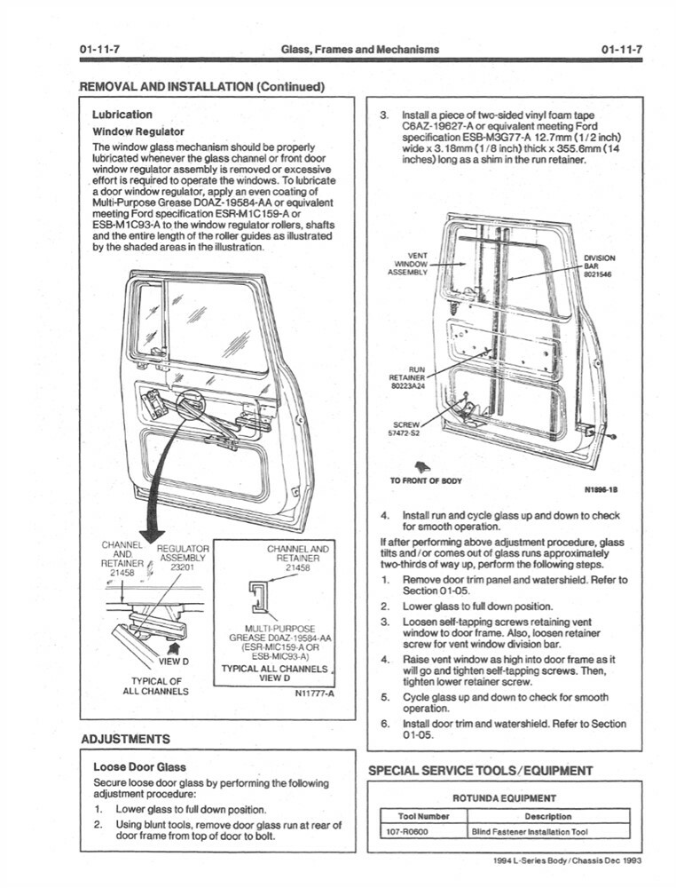 1994 Ford L-Series Heavy Duty Truck Shop Service Repair Manual