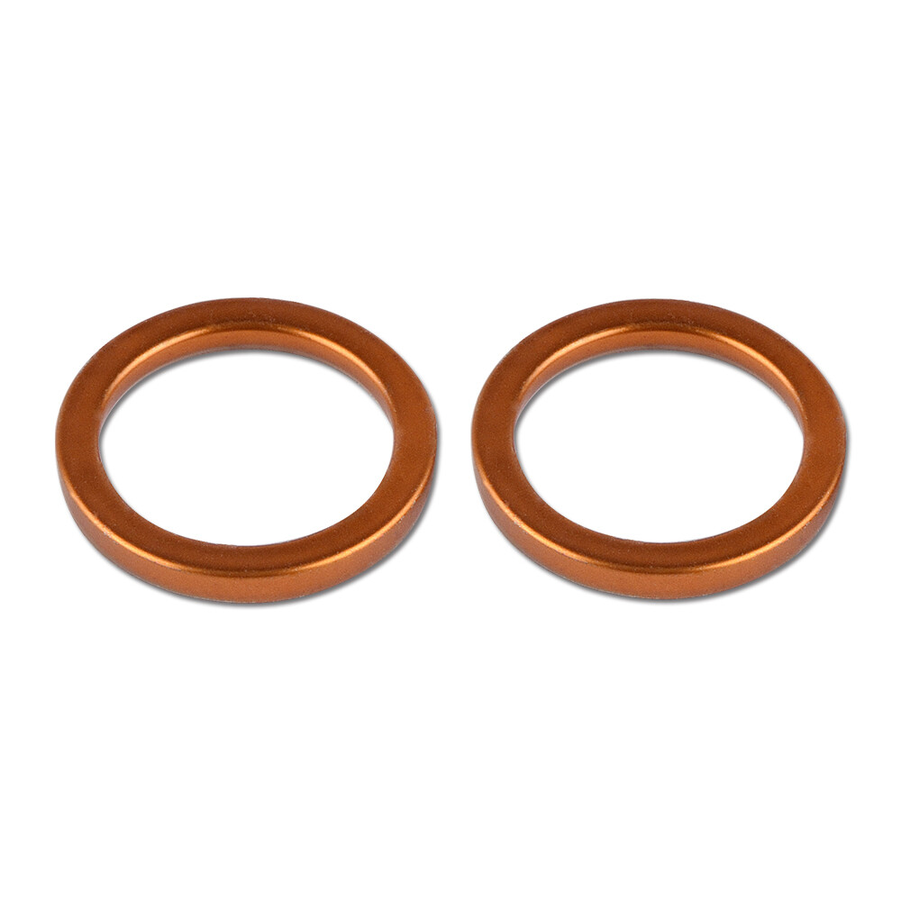 2pcs Muffler Pipe Gaskets For Honda ATC125M XL185S 200M 200S 200X 250ES