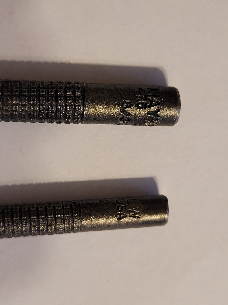2pcs Mayhew Tools Punch, Model # 475 Size 5/32 +3/32
