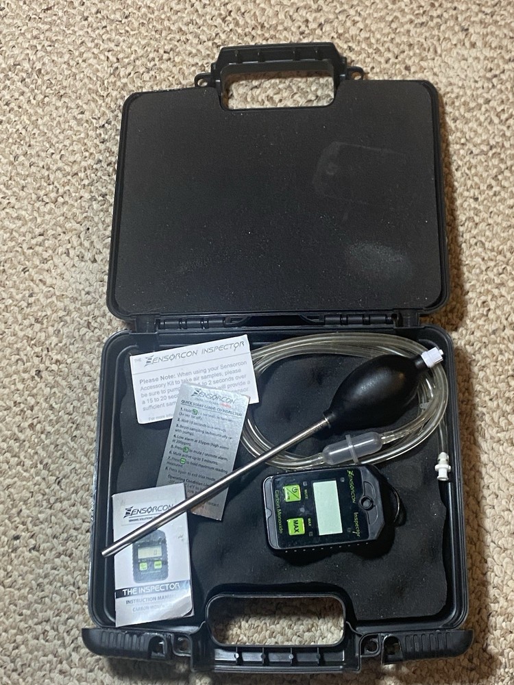 Sensercon Inspector Carbon Monoxide meter With Padded Case