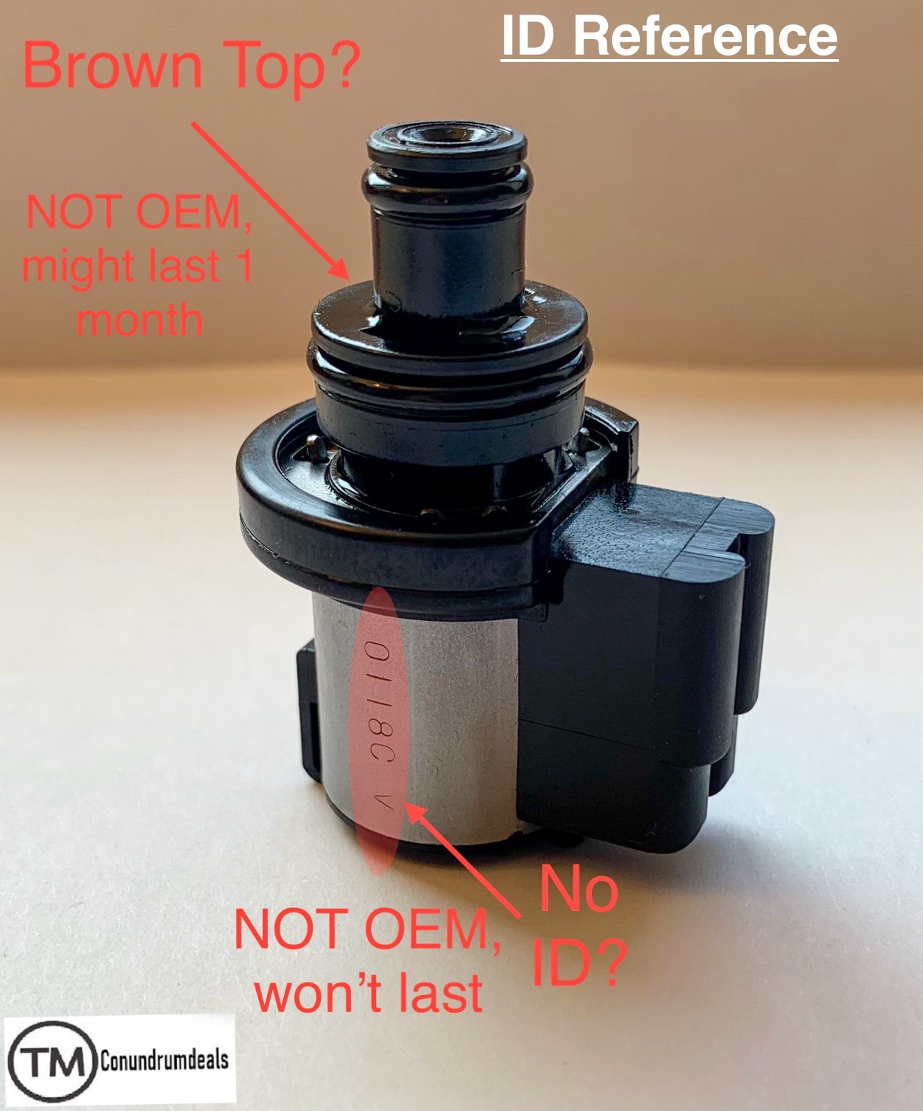 ACTUAL OEM - Subaru Lineartronic CVT AWD Solenoid TR580 TR690