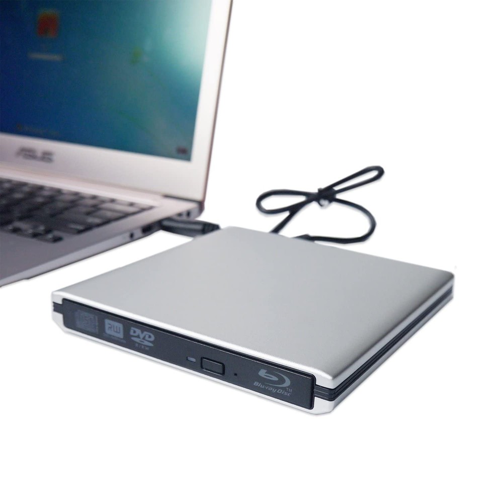 USB C Type C 3.0 External 3D HD Blue ray Player for MacBook pro silver