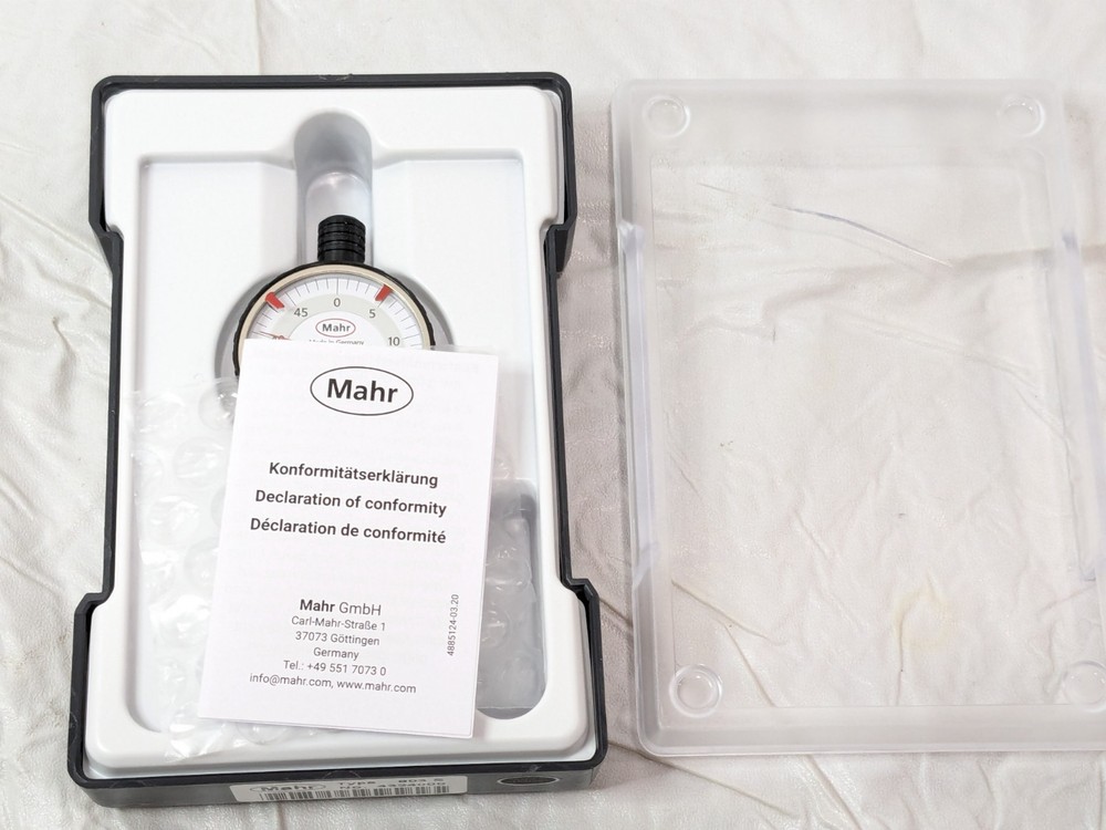 Mahr Dial Indicator Type 803 S 3 mm Range 4324000