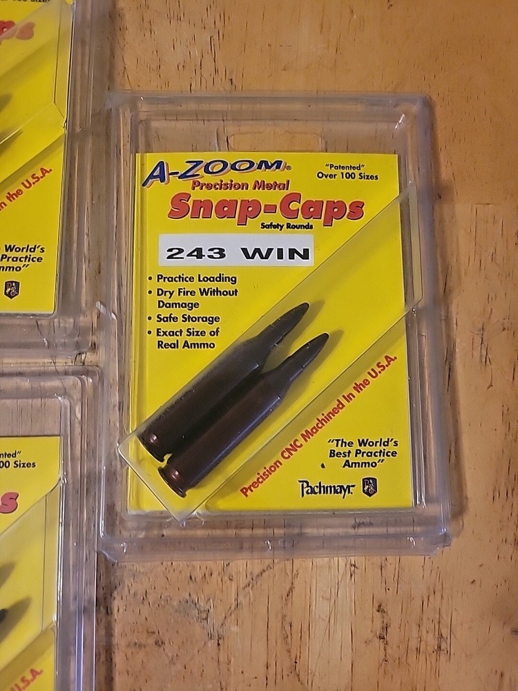 (2) A-Zoom Snap Caps For .243 Win In Original Packaging