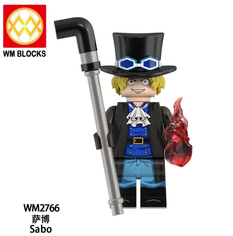2 inch Custom, Sabo Miniature Figure with Base, New/Mint
