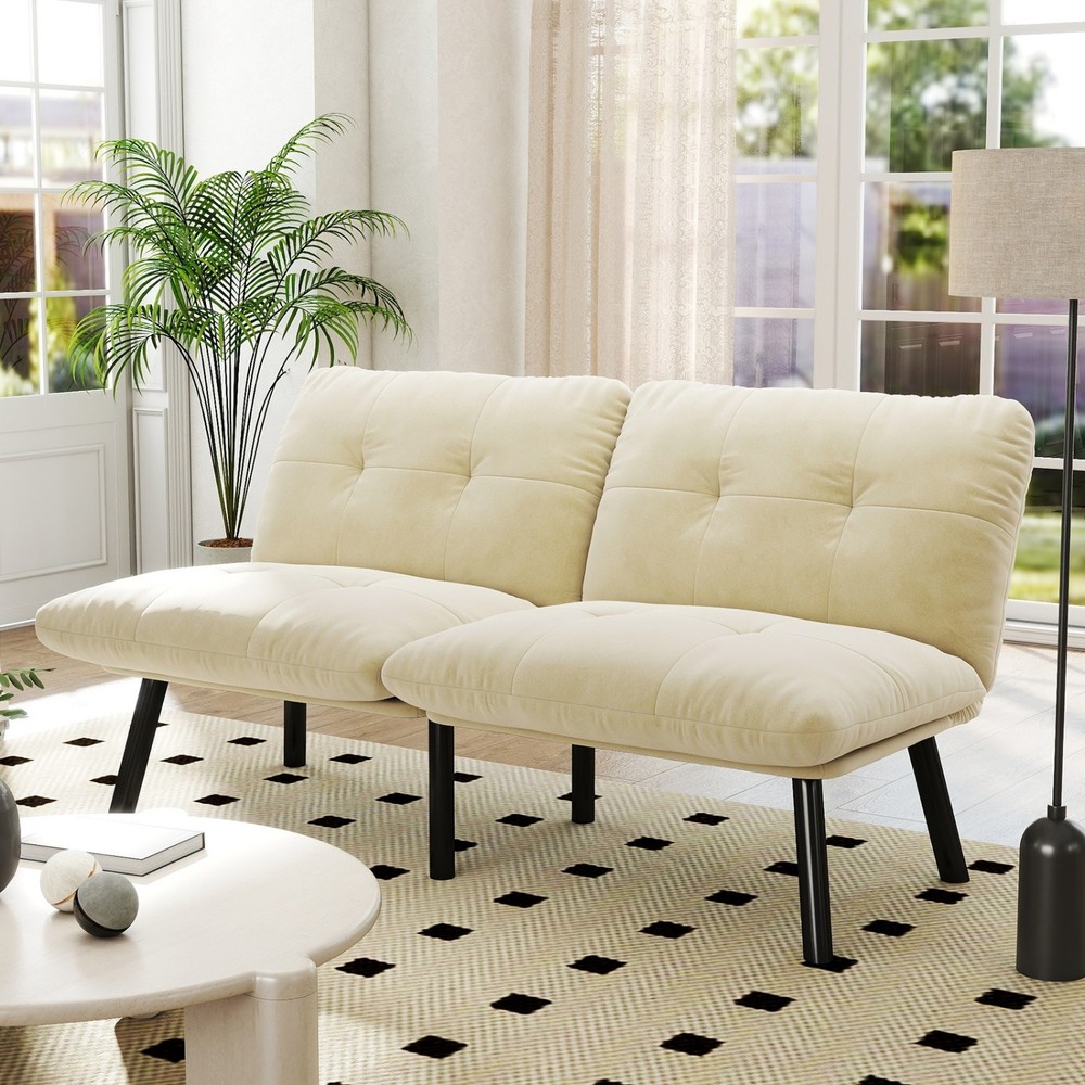 Convertible Sofa Bed Loveseat Sofa 2 Seater Couch Folding Sleeper Sofa Chairs