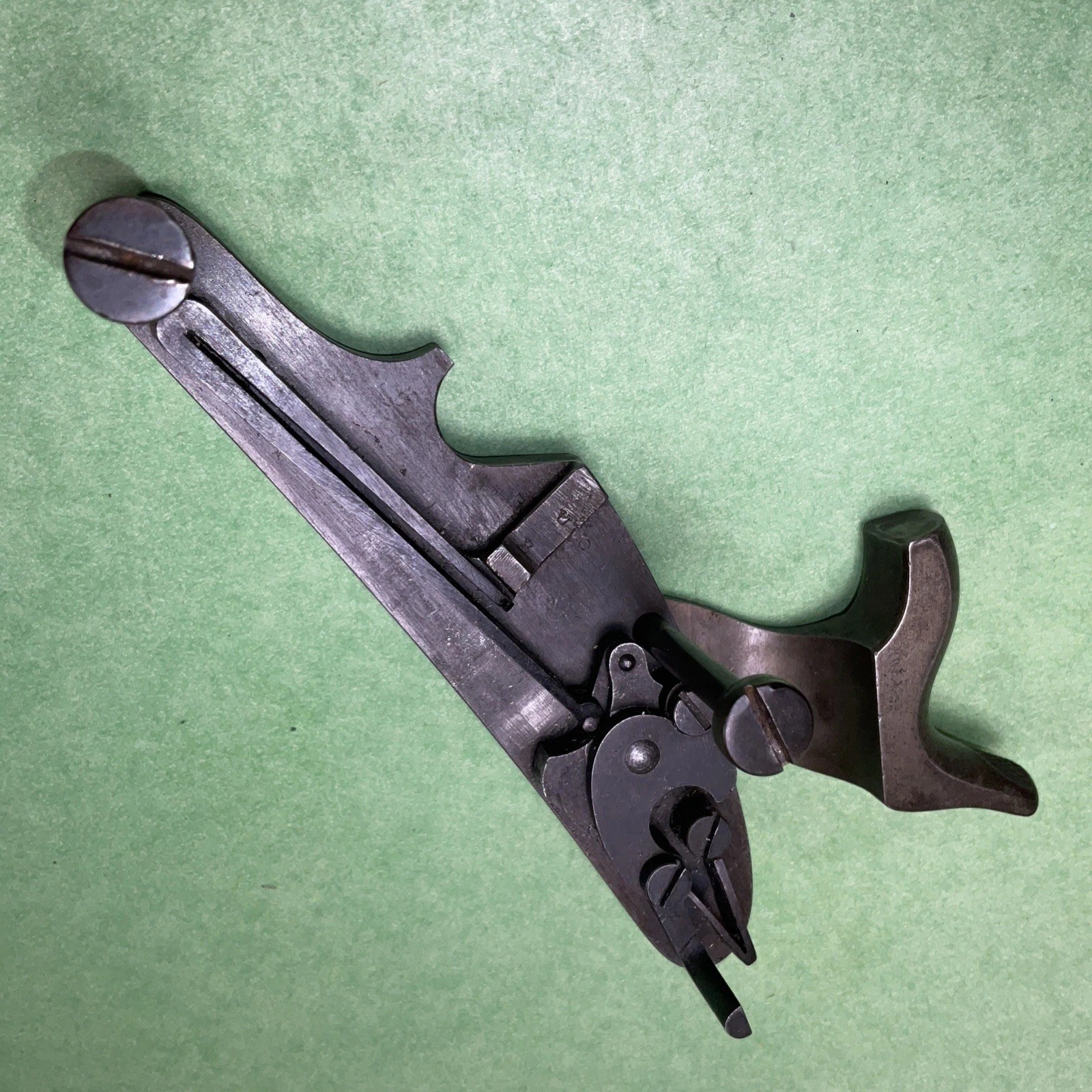 US Springfield Trapdoor Early Lock 50-70 Models 1868-69-1870 w/ Both Lock Screws