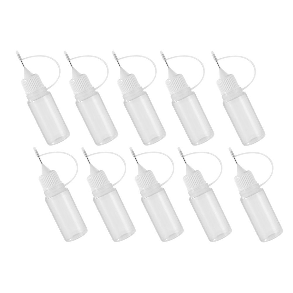20Pcs Empty Squeeze Bottles Tip Applicator Glue Bottles for Crafts