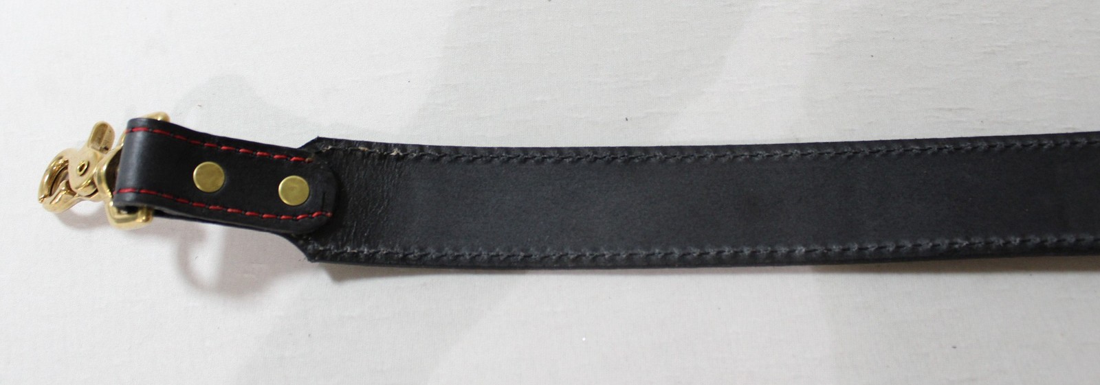 Fully Involved Leather Unisex Leather Radio Strap AC2 Black Size XS (54"-60")