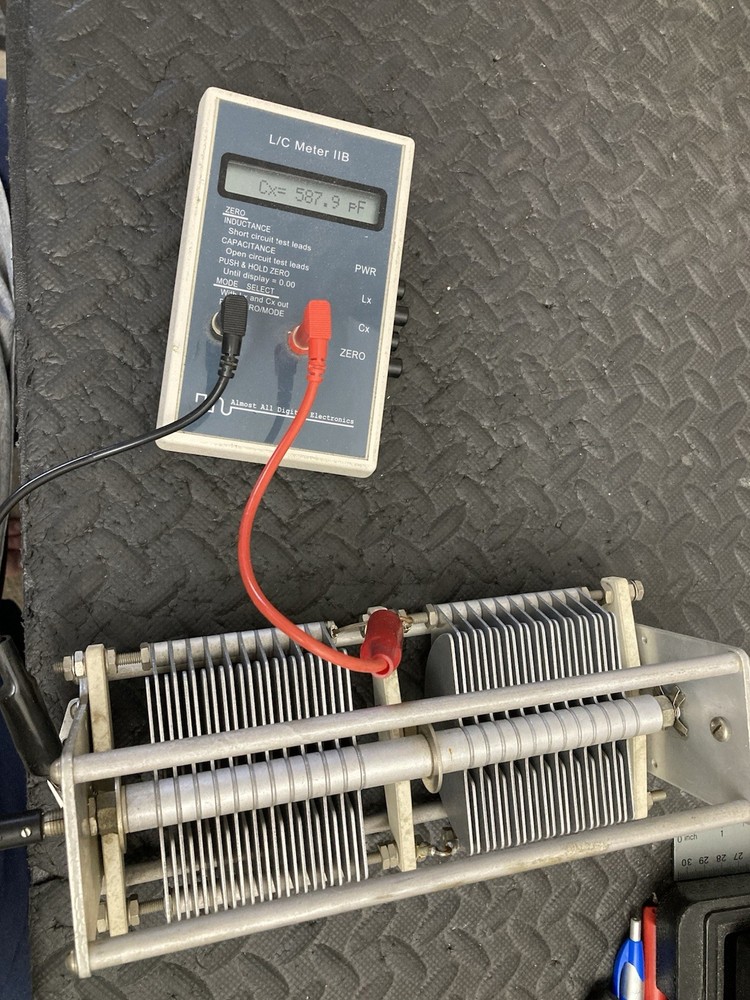 E.F. Johnson Dual 300pf @3500VDC
