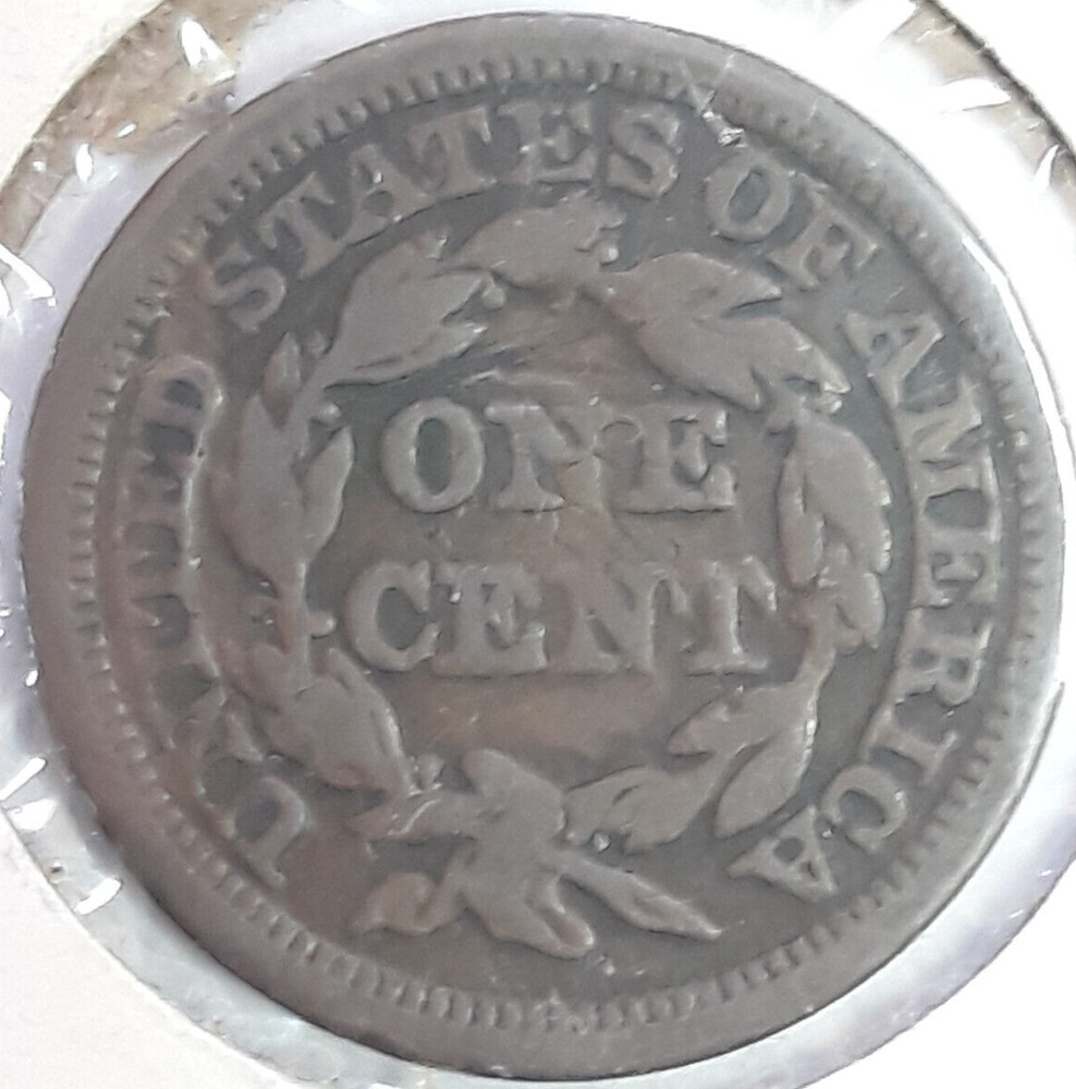1847 Braided Hair Large Cent