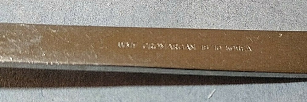 WMF Cromargan Aspen stainless dinner fork with surface scratching