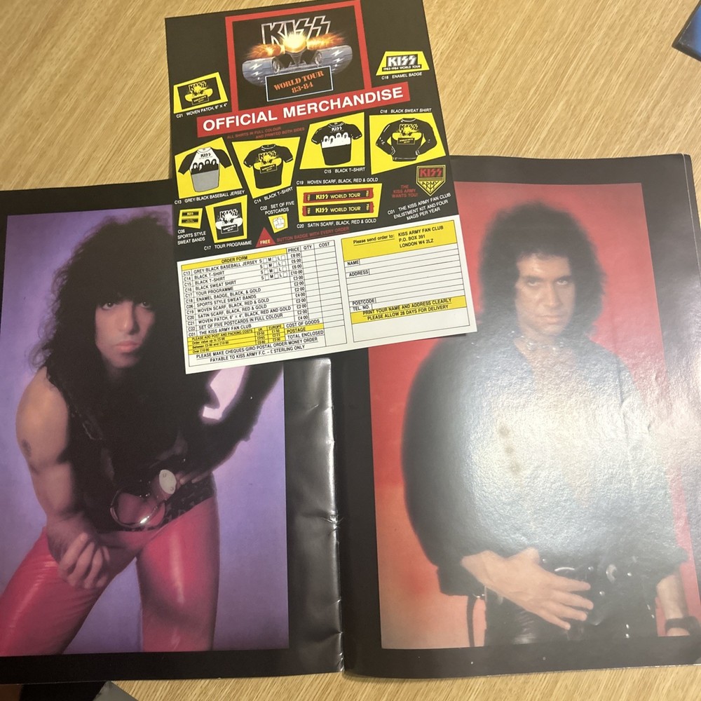 Kiss World Tour Program 1983-1984